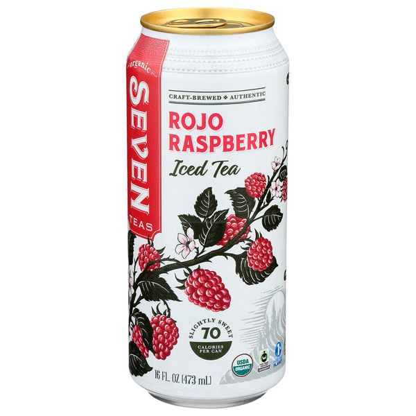 Seven Teas  Tea Rojo Raspberry Iced Tea  16 Fl Oz