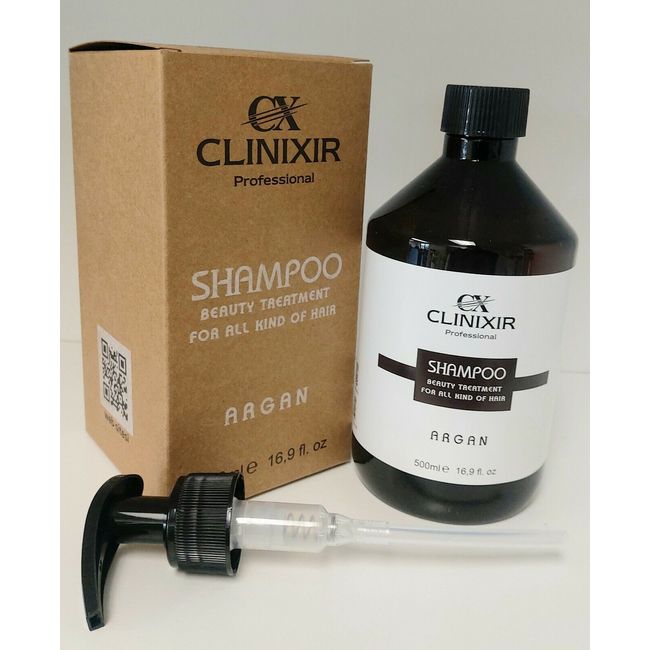 Clinixir Professional Argan Shampoo for All Types of Hair 500ml