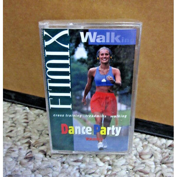 FITMIX Walking cassette tape 4.3 mph NEW Dance Party cross-training rhythm OG