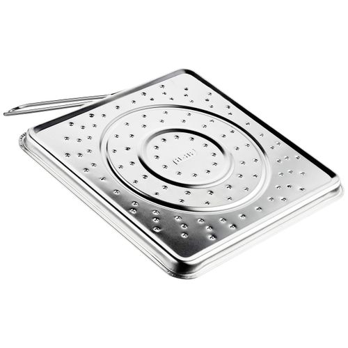 ibili 810400 "Clasica" Foldable Tin Plate Bread Toaster, Silver, 20 x 20 cm