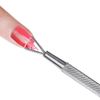 Triangle Cuticle Pusher Metal Scraper & UV Gel Nail Polish Remover Tool By Wishbeauty - Nail Polish Cleaner Tool - Stainless Steel Manicure Sticks for Removing Gel Nail Polish Peeler Art Remover