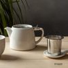 Forlife Stump Teapot, 18oz 510 mL, White