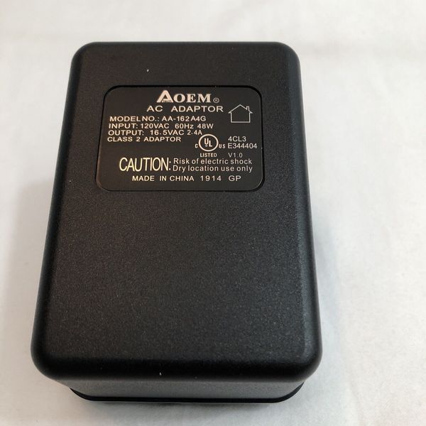 Alarm System Power Adapter, AT&T # 41815