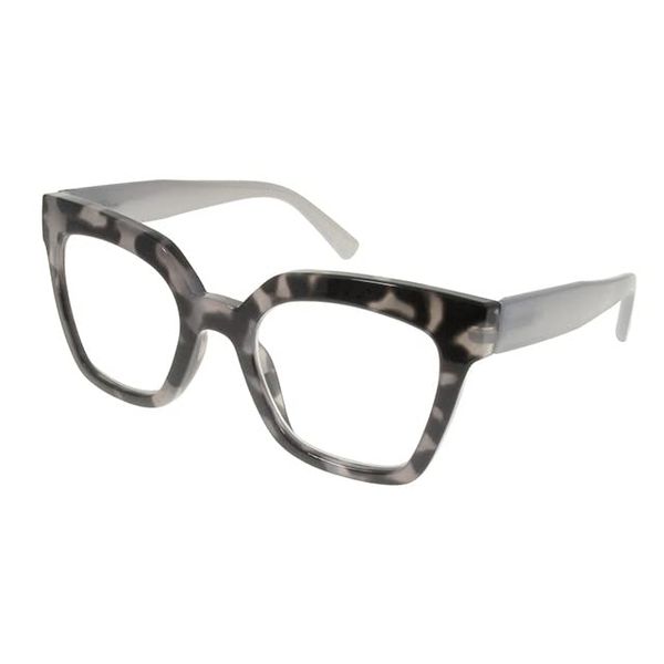 Goodlookers Reading Glasses 'Jaye' Grey Tortoiseshell +3.00