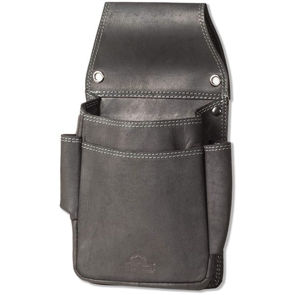 Woodland® robust professional waiter's holster, durable buffalo leather, anthracite