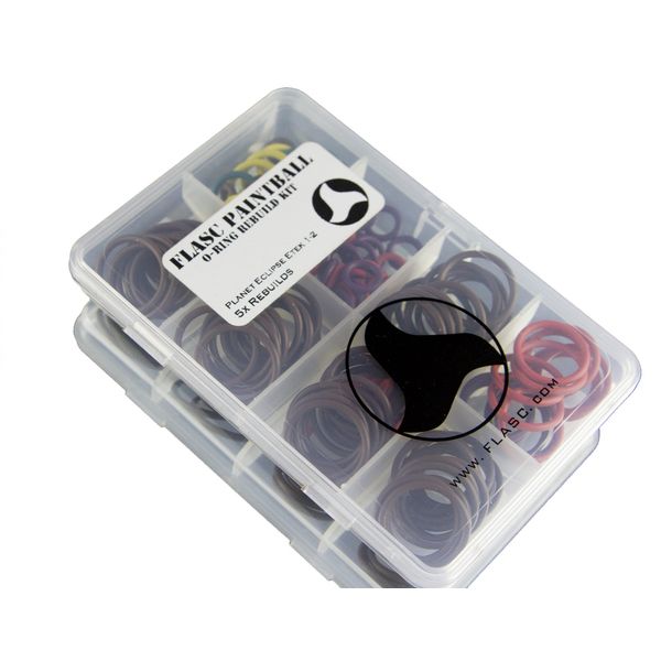 Flasc Paintball Planet Eclipse Etek 1/2 5X Color Coded Paintball o-Ring Rebuild kit