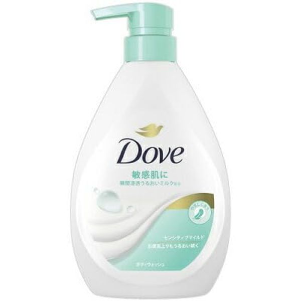 Unilever Japan Dove Sensitive Mild Pump Body Wash (Main Body) 16.6 oz (470 g)