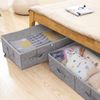 2 Pack Foldable Underbed Clothes Storage Containers Large Organizer Box w/Handle