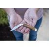 sarge knives Nickel Back Burl - Maple Burl Lock Back Folder