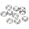 sourcing map #6 304 Stainless Steel Cup Washer Countersunk for Screw Bolt 100pcs