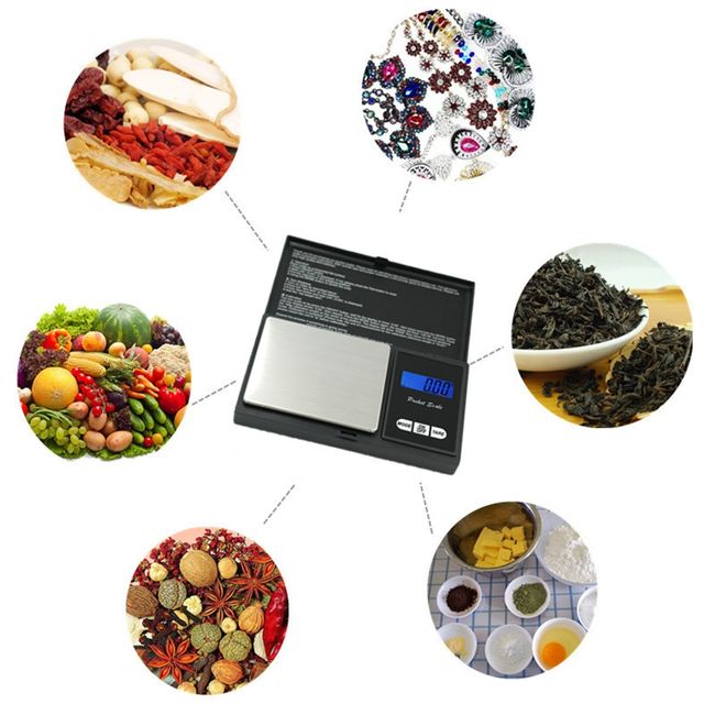 Hot Sale 200g/300g/500g X 0.01g /0.1g/mini Precision Pocket Electronic Digital  Scale For Gold Jewelry Balance Gram Scales 1pc