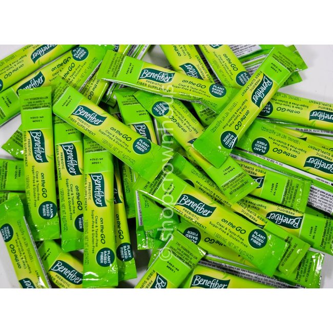 41 packs BENEFIBER Prebiotic Fiber ON THE GO original CLEAR Stick 03/2025++