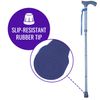 Switch Sticks Folding Walking Stick Cane, Engraved Azure