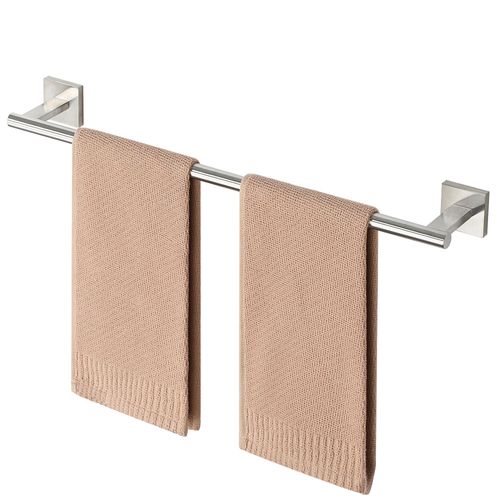 Mooche Towel Bar for Bathroom, 24 Inch Towel Rack Wall Mounted, SUS304 Stainless Steel Heavy Duty Towel Holder for Bathroom Laundry Room Hotel Modern Home Decor