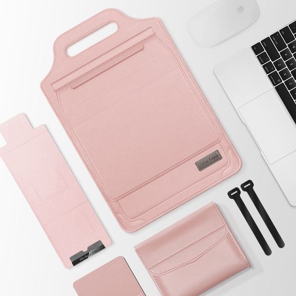 Super Multifunctional Convertible Laptop Bag / Portable Working Station - Blush Pink