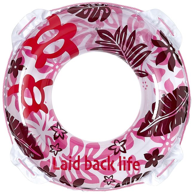 Igarashi RLA-080V Float Ring, Lanikai Beach Ukiwa (Pink), 31.5 inches (80 cm), 2 Chambers