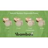 Ibambo Bamboo Disposable Paper Plates - 7 Inch, 125 Pack, Compostable Plates