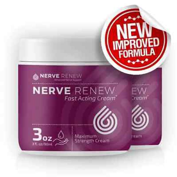 New Improved Fast-Acting All-Natural Nerve Pain Relief Cream 3 OZ LIFE RENEW