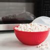 Nordic Ware 14 Cup Red Plastic Microwave Quick Pop Popcorn Popper, 68402W