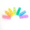 Pill Case, Medicine Case, 3 Times a Week, Supplement Case, Rainbow Color, Portable, Habit Medicine Box