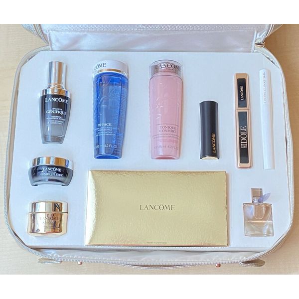 LANCOME Beauty Box Holiday 2023 Skincare & Makeup NEW 11 PC Fast Priority Ship!