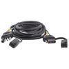 8ft Trailer Extension Wiring Harness 4-Pin Flat Tow Light Wire Connector Plug