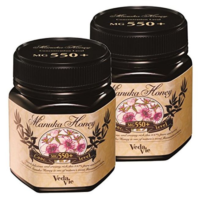 Manuka Honey Vedavi MG550+ 8.8 oz (250 g) 2 Pack