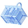 SPARES2GO Cutlery Basket Cage for Indesit Dishwasher (Light Blue)