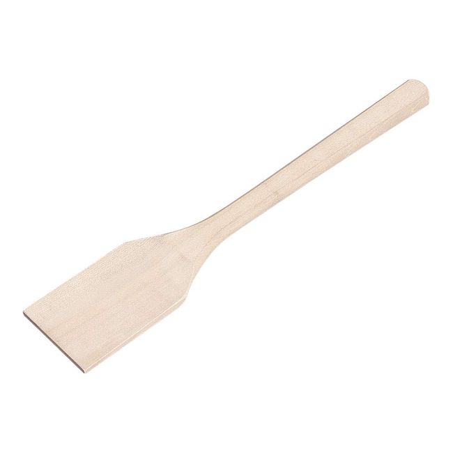 Endoshoji Commercial Square Spatula, Japanese Magnolia Wood, Made in Japan