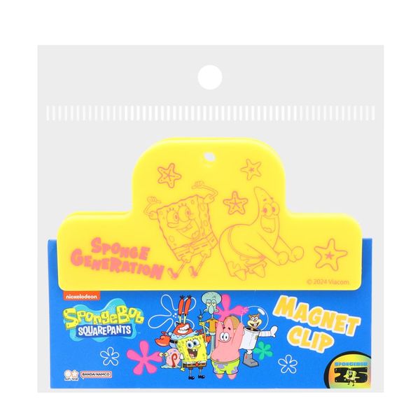 Sunstar Stationery Sponge Bob Clip with Magnet, B Pattern S3624862