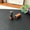 KATOMOKU Seal Case Shachihata Name 9 km-77B Walnut