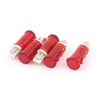 Sourcingmap 5 Pcs AC 220V 2 Pins 13mm Recessed Red Indicator Pilot Light