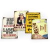 Popular Funny Signs 4 X Fridge Magnets (B)