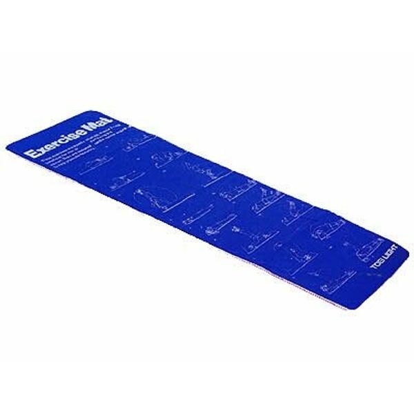 TOEI LIGHT XYSTUS Exercise Mat ST H9285 Thickness 2.5cm Length 182cm Long Type 16 Types of Exercise Print Blue