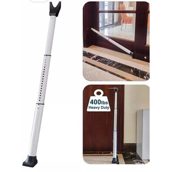 New Security Bar For Hinged Door, Window, Or Sliding Door. Security Door Jammer