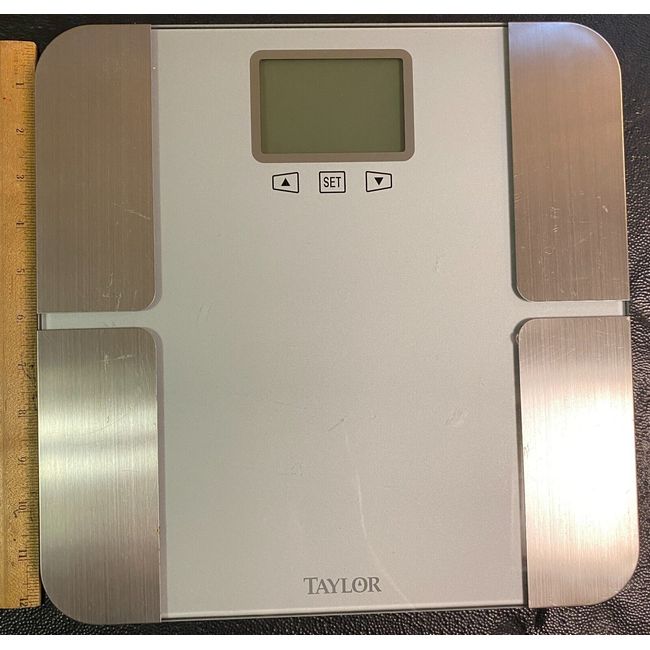 Taylor Body Digital Composition Scale BF, BW, MM, Silver Platform