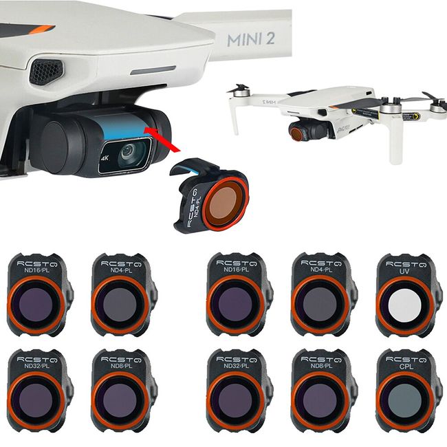 Mini 2 Camera Lens Filter Uv Nd-Pl Cpl Set For Dji Mini 2 Mavic Mini Se  Drone 