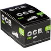 OCB Filter Tips Box 25 Booklets x 50 Sheets Black