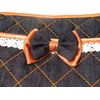 NaRaYa NBDN329 Ribbon Pouch, 3 Colors, Black, Black