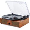 Vinyl Record 3 Speed Player Wireless Bluetooth Turntable with Built-in Speakers