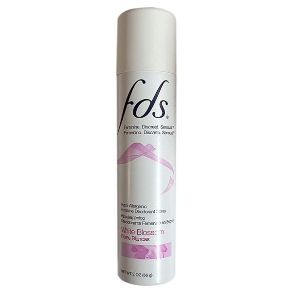 FDS Feminine Deodorant Spray, White Blossom, 2 oz