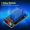 Shanrya Relay Module, Safety Green Indicator, 3.3V, Manual, Normally Open, Green