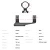 Warne Vapor 30mm 1 Piece MSR Mount, 20 MOA