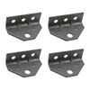 4 Brackets Top Angle Swivel Top for Boat Trailer Bunk Board Mounts