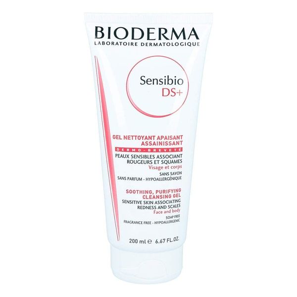BIODERMA Sensibio DS+ Cleansing Gel 200 ml