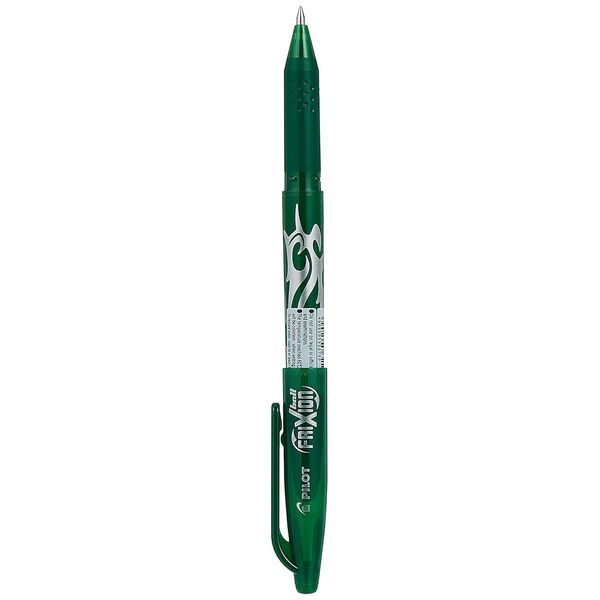 Pilot Green Frixion Rollerball Erasable Pens Pen 0.7mm Nib Tip 0.35mm Line BL-FR7 (Pack Of 3)