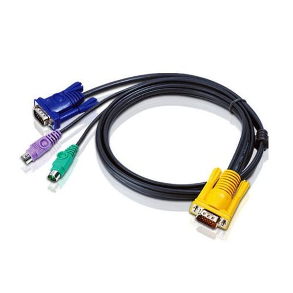 ATEN 2L-5202P PS/2 VGA KVM Computer Cable (1.8 Meters)