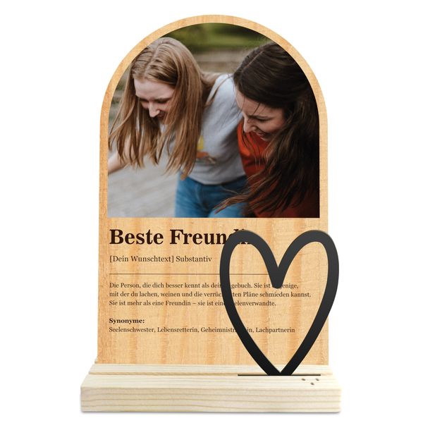 Geschenke für Beste Freundin - Definition wie im Duden Holzbild - Beste Freundin Geschenke, Beste Freundin Geburtstagsgeschenk, Gemälde, Beste Beste Freundin, Geburtstagsgeschenk für Beste Freundin