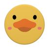 PopSockets Duck Face Funny Yellow Rubber Duck Cute Duck PopSockets Swappable PopGrip