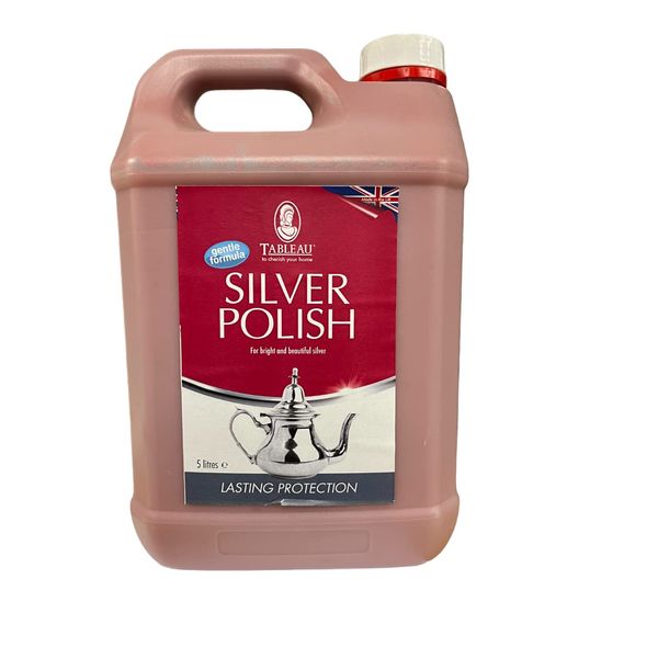 Tableau Silver Polish, Long Lasting Protection For Bright And Beautiful Silver 5 Litre